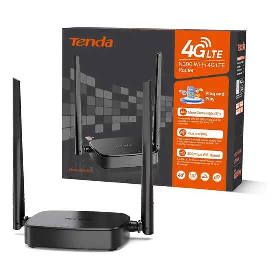 Roteador 4g Portátil Tenda 4g03 Pro Wi-fi Móvel 150mbps