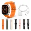 Smartwatch Ultra 49mm Com 7 Pulseiras Tela 2.01 Bluetooth