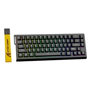 Teclado Attack Shark X68 He De 8 Khz Com Fio Hot Swappable P