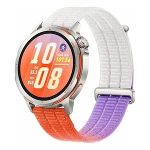 Huawei WATCH GT Series HUAWEI WATCH GT Runner 2 tela de 1.32" com pulseira de pulseira trançada airdrytm cor laranja amanhecer y caixa color cinza