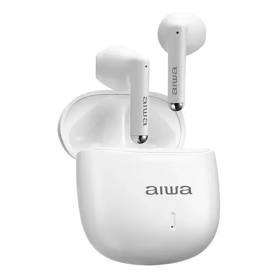 Fone De Ouvido AWS-EB-05-W Earbud Branco Aiwa Bivolt Branco