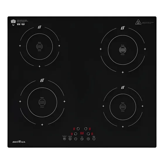 Cooktop De Indução Britânia 6000w Bcte40a