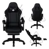 Cadeira De Escritorio Gamer Ergonômica Dunamis Preta Marqs Home Reclinável 180kg Resistente Giratória Confortavel Computador