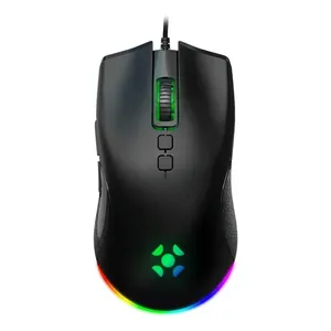 Mouse Gamer Ambidestro Fortrek Blackfire 7200dpi Rgb F.macro Cor Preto