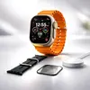 Relógio Smartwatch S9 Ultra Série 10 Nfc Gps 49mm+2 Pulseiras e Pelicula Mzcell