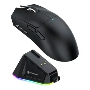 Mouse Gamer Attack Shark X11 22000dpi Sem Fio Usb Bluetooth