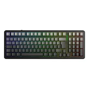 Teclado Aula F99 Mecânico Preto Degradê Tri Mode Gamer Anbt2