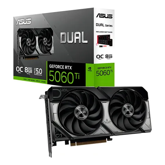 Placa De Video Asus Geforce Rtx 5060ti D Oc 8gb Gddr7 128bit