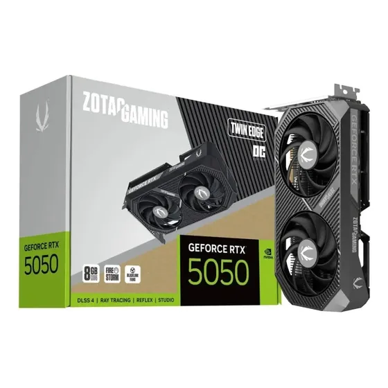 Placa De Video Zotac Rtx 5050 Twin Edge Oc 8gb Gddr6 128bits