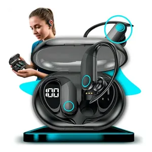 Fone de Ouvido Maxnova MN-G37 Bluetooth 5.3 TWS sem Fio com Microfone para Esporte e Dia a Dia