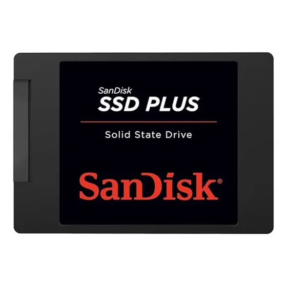 Disco Solido Sandisk Plus 2tb Sata3 2.5 7mm Sdssda-2t00-g28 - Preto