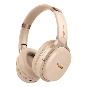 Fone De Ouvido Bluetooth Sem Fio Wave Pfo01btg Bege Philco Rosa