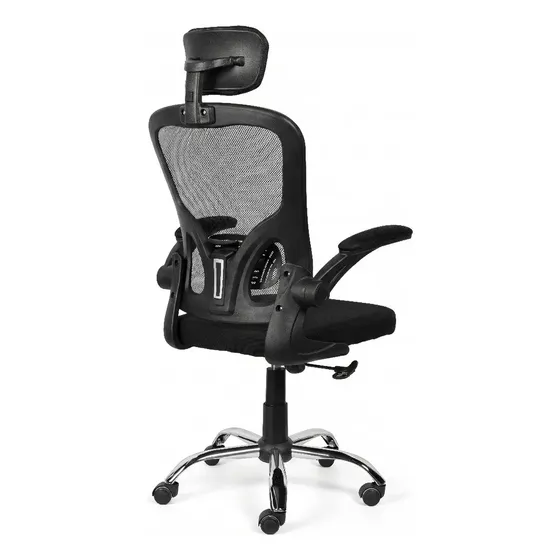Cadeira Para Escritório Ergonômica Giratoria Ajuste Lombar Tecido Respirável em Mesh Espuma do Assento Injetada Laudo NR17 Marca Brin7 Modelo B7-001-PT