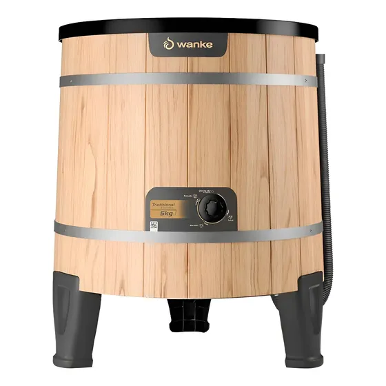 Máquina de lavar semi-automática Wanke Até 5kg marrom-claro