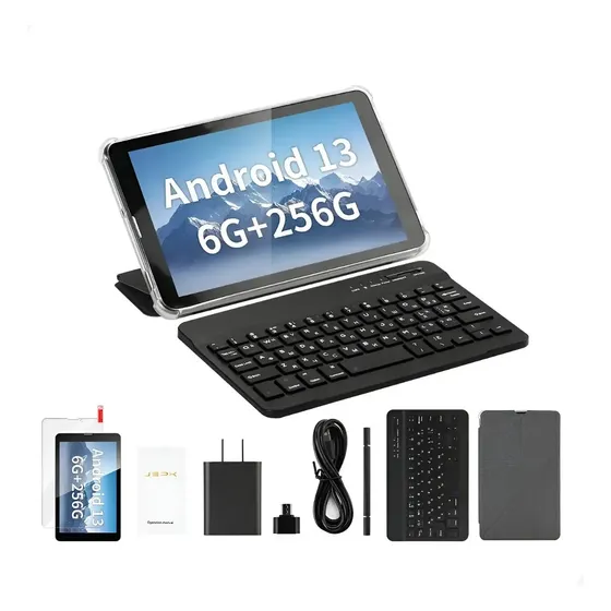 Tablet Com Teclado + Capa Caneta 8gb 256gb Entrada Chip 5g