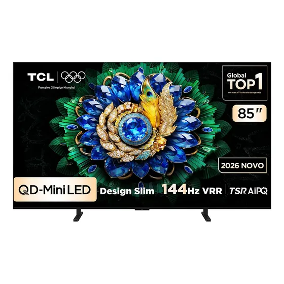 Smart Tv Tcl 85 Qled Mini Led 4k A400m Bluetooth 85a400m