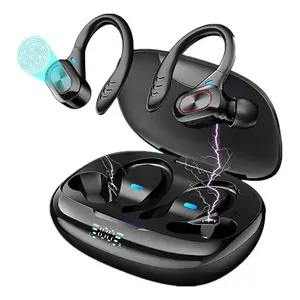 Fone de Ouvido In-ear Gamer Sem Fio Bluetooth S730 Marca TWS Preto com Luz LED