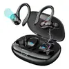 Fone de Ouvido In-ear Gamer Sem Fio Bluetooth S730 Marca TWS Preto com Luz LED