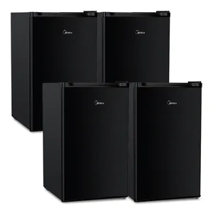 Kit Frigobar 124 Litros Black Edition Inverter Bivolt Midea - 4 Unidades MDRD181FGD303x4 - Bivolt