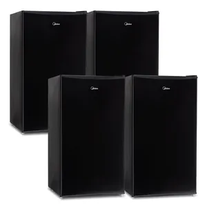 Kit Frigobar 93 Litros Black Edition Inverter Bivolt Midea - 4 Unidades MDRD142FGD303x4 - Bivolt