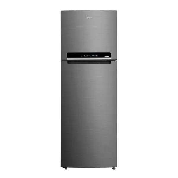 Geladeira Frost Free Duplex 394L Inverter Inox Midea MDRT533EVD461 110V