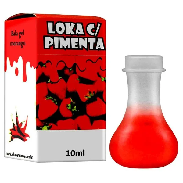 Bala Gel Comestível Loka com Pimenta 10ml Loka Sensação