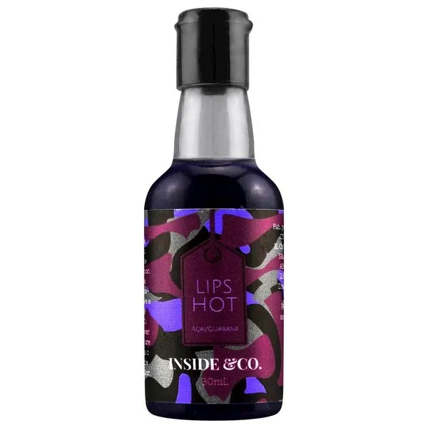 Lips Hot Óleo para Massagem Beijável 15ml Inside