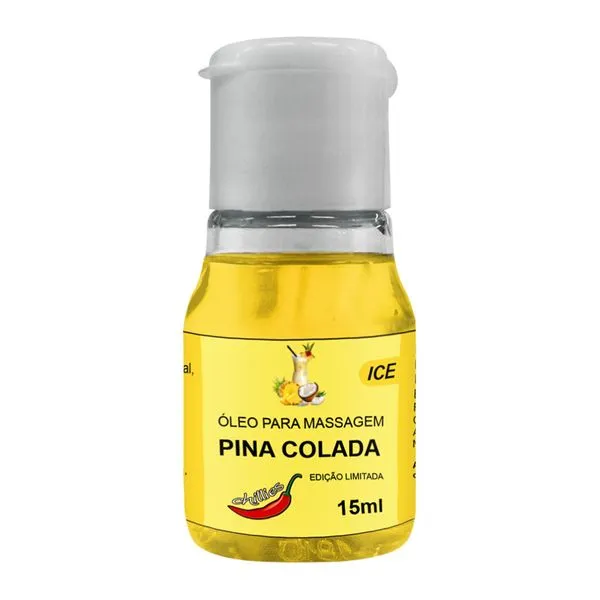 Óleo para Massagem Comestível Ice 15ml Chillies