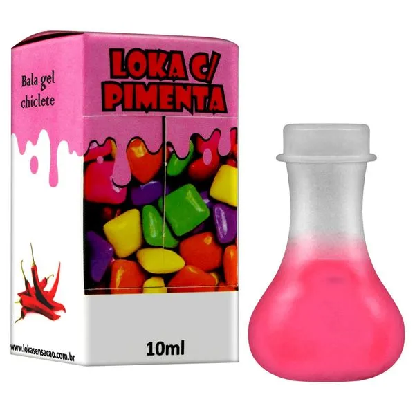 Bala Gel Comestível Loka com Pimenta 10ml Loka Sensação