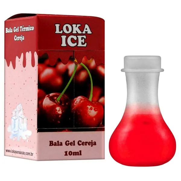 Bala Gel Comestível Loka Ice 10ml Loka Sensação