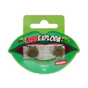Kiss Exploda Bala Solúvel de Menta 2g Loka Sensação