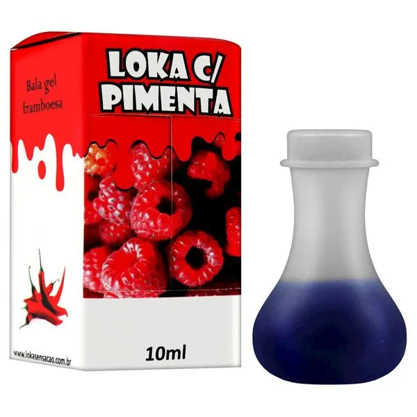 Bala Gel Comestível Loka com Pimenta 10ml Loka Sensação