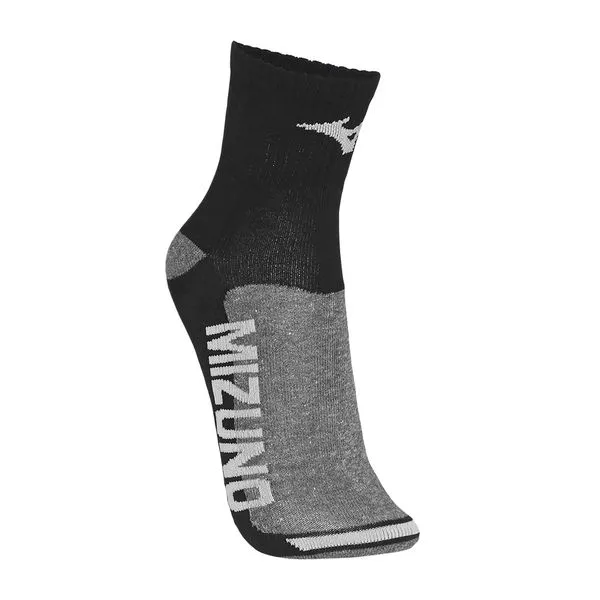 Meia Cano Médio de Performance Mizuno 35-38 Preto