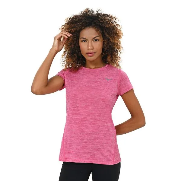 Camiseta de Treino Feminina Mizuno Impulse Core M Rosa