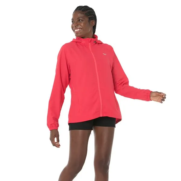 Jaqueta de Corrida Mizuno Feminina Focus 2 GG Rosa