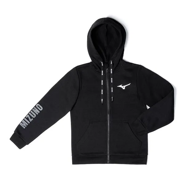 Moletom Infantil Mizuno Zipper Jr 12 Preto
