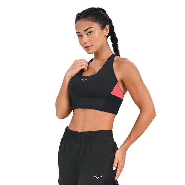 Top de Corrida Mizuno Soul Fit Feminino G Preto