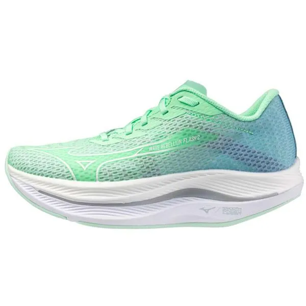 Tênis de Corrida Mizuno Wave Rebellion Flash 2 40 Verde