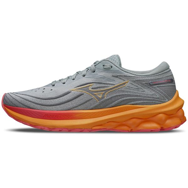 Tênis de Corrida Feminino Mizuno Wave Skyrise 5 37 Cinza