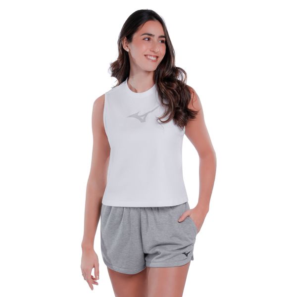 Regata Cropped Mizuno 2 Feminina P Branco