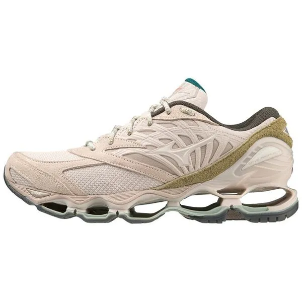 Tênis Mizuno Wave Prophecy LS Nomad 34 Bege