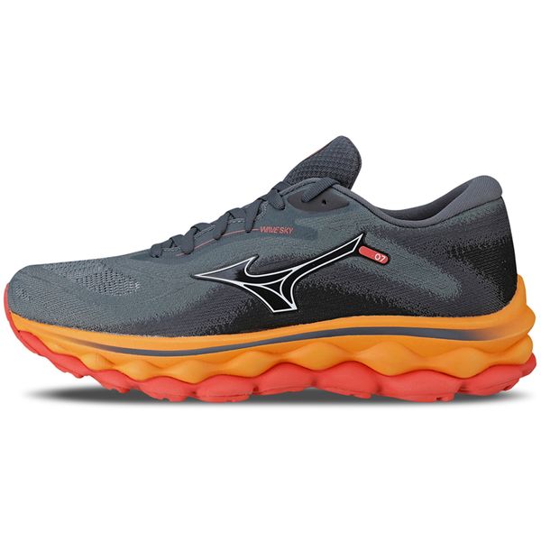 Tênis de Corrida Feminino Mizuno Wave Sky 7 36 Cinza