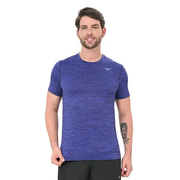 Camiseta de Treino Masculina Mizuno Impulse Core M Azul
