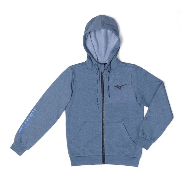 Moletom Infantil Mizuno Zipper Jr 6 Azul