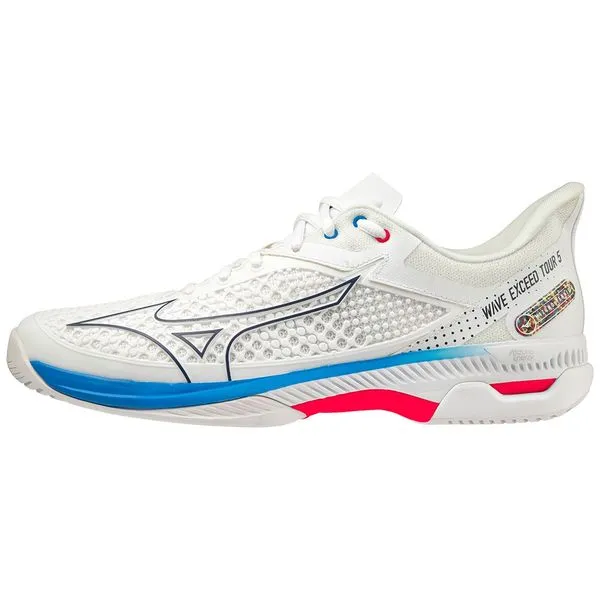 Tênis de Tennis Unissex Mizuno Wave Exceed Tour 5 All Court 36 Branco