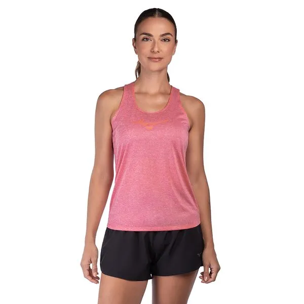 Regata de Corrida Feminina Mizuno Spark Big Logo G Rosa