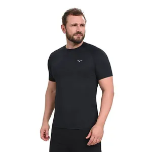 Camiseta de Corrida Mizuno Pro Uv EG Preto