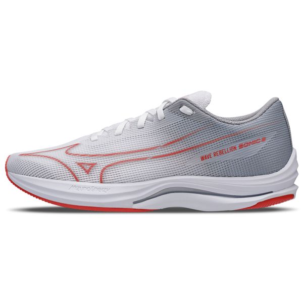 Tênis de Corrida Masculino Mizuno Wave Rebellion Sonic 2 45 Branco