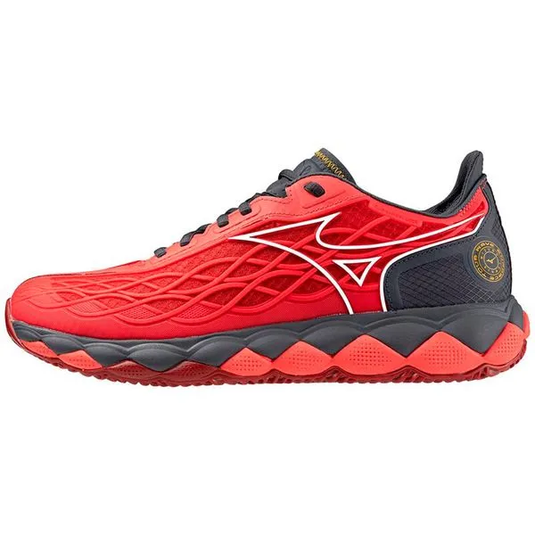 Tênis de Tennis Unissex Mizuno Wave Enforce Tour Clay Court 42 Vermelho