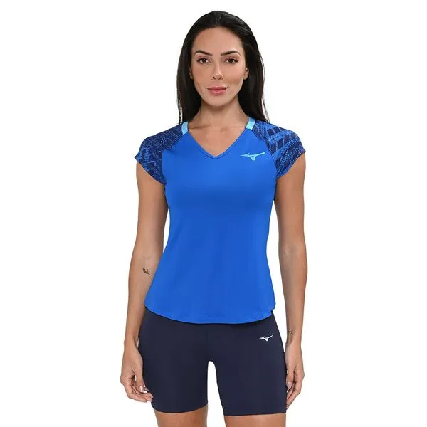 Camiseta de Tennis Mizuno Mugen Printed GG Azul